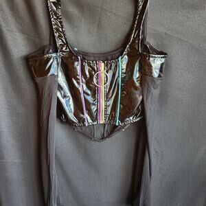 Midnights magic corset top rainbow